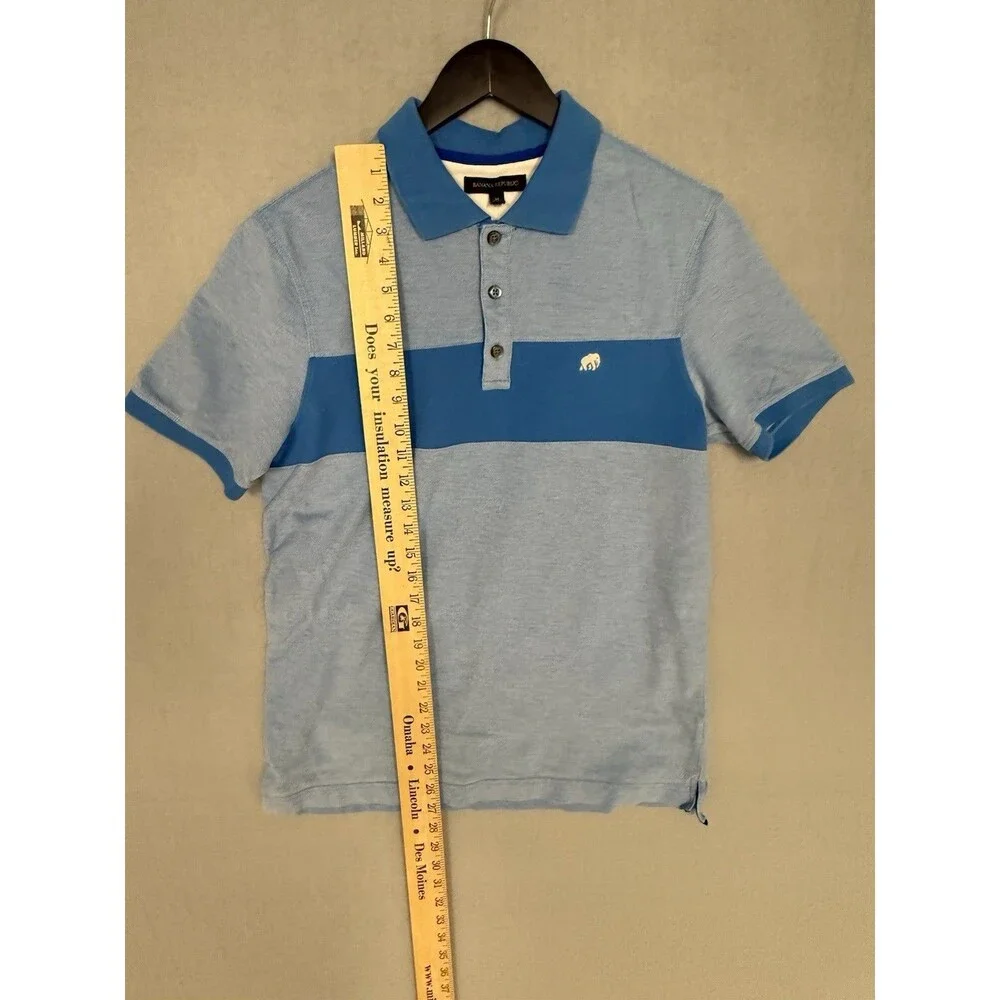 Banana Republic Men's Heritage Elephant Logo Polo Shirt - Size M